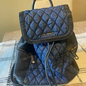 Vera Bradley denim backpack